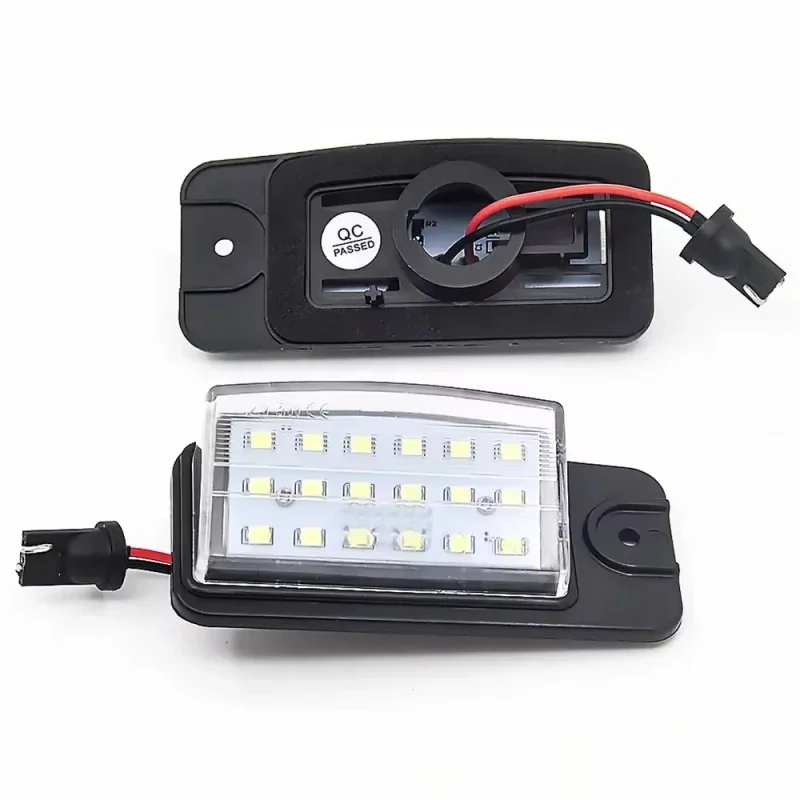

2pcs White LED Number License Plate Light Lamps for Nissan Juke F15 Qashqai J10 J11 Rogue Sport Versa X-Trail T31 Navara D23