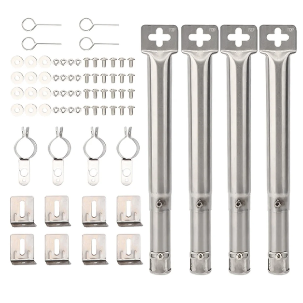 

Easy Installation Burner Adjustable BBQ Burner BBQ Parties Outdoor Grilling Adjustable Grill Burner 64 Piece Assembly Set
