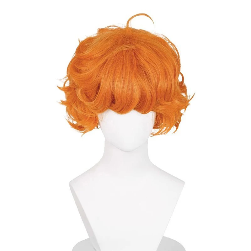 Burifu Karakter Pruik Cover Party Voer Match Hoofddeksels Klein Krullend Kort Haar Anime Panty Kous met Jarretellegordel Rol Pruik