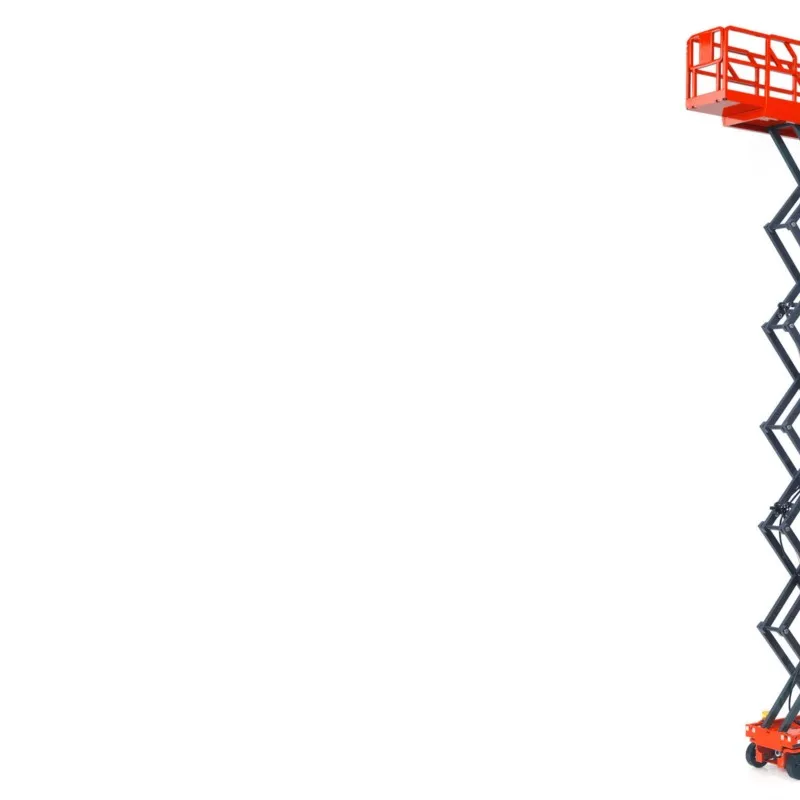 CUT Model 1/14 Radio Control Hydraulic Aerial Work Platform 25.6Inches Lift Height Metal Construction Vehicle TOUCAN Painting