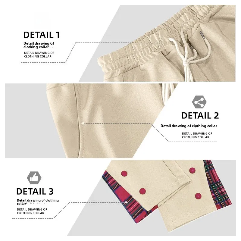 

Повседневные мужские брюки с цветочным узором, прямые брюки со средней талией, эластичное волокно, полиэстер, молодежная зимняя коллекция, цвет хаки