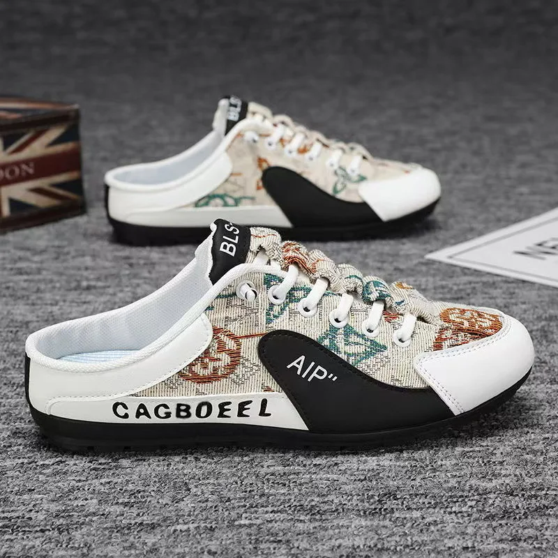 

Baotou Обувь с полуподдержкой Самая продаваемая тканевая дышащая мужская обувь Уличная повседневная обувь без каблука Удобные мужские кроссовки