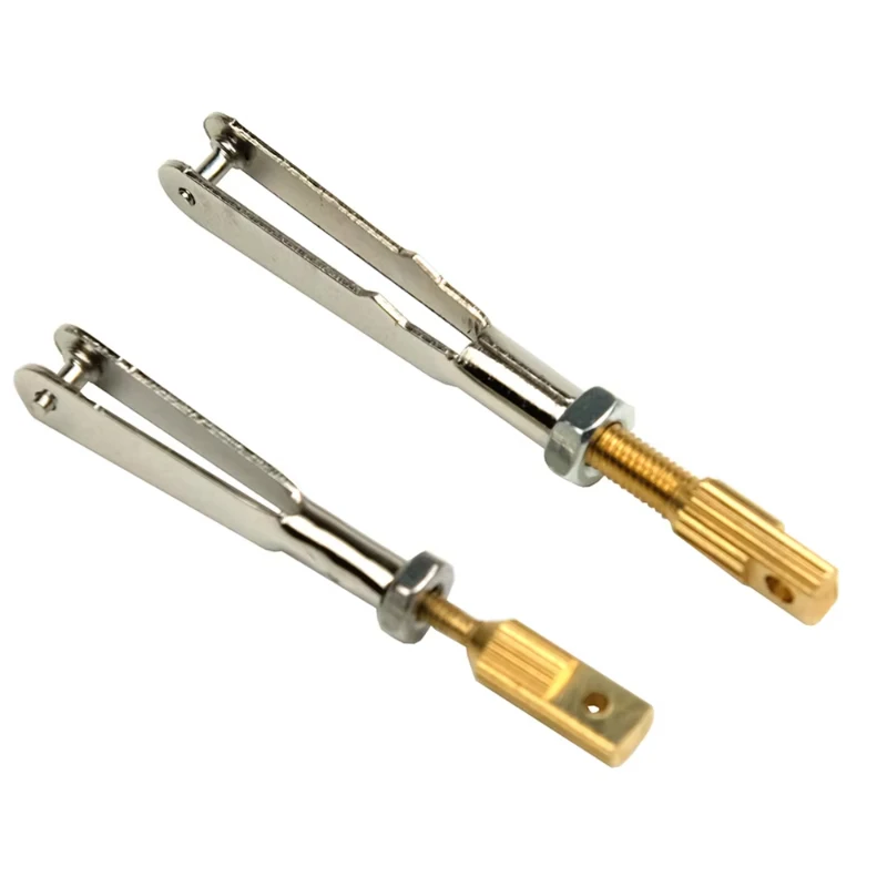 10pcs M2 M3 Linkage Rod Connecting Rod Iron Collet Copper Flat Bar Copper Screw for RC Fixed-Wing Airplane DIY Hobby 10Pcs