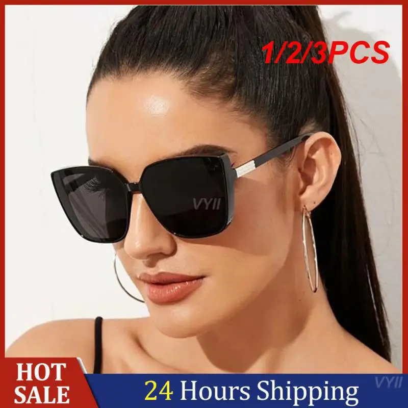 

1/2/3PCS Sunglasses European And American Style Sunglasses Lens Layer Coating Personality Personalized Korean Style Glasses