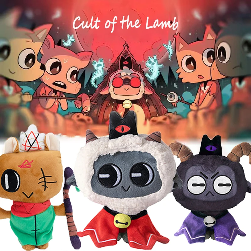 Anime Cult van het Lam Knuffels Dieren Cosplay Gevulde Poppen Cthulhustyle Adventure Dungeon Plushie Kerst Verjaardagscadeautjes