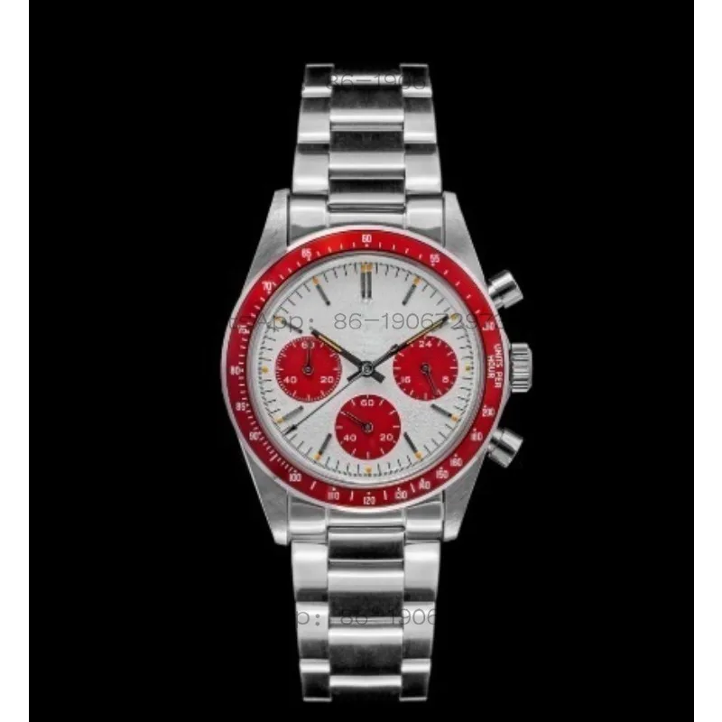 37Mm Watch Quartz Chronograph Fashion Retro Trend Couple Watch T010