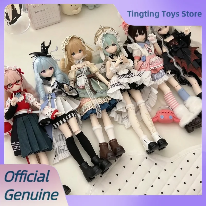 NEW COME4FREE BJD Action Figure 1/8 Generation Music Note Series Blind Box Movable Joints Fashion Collectible Anime Doll