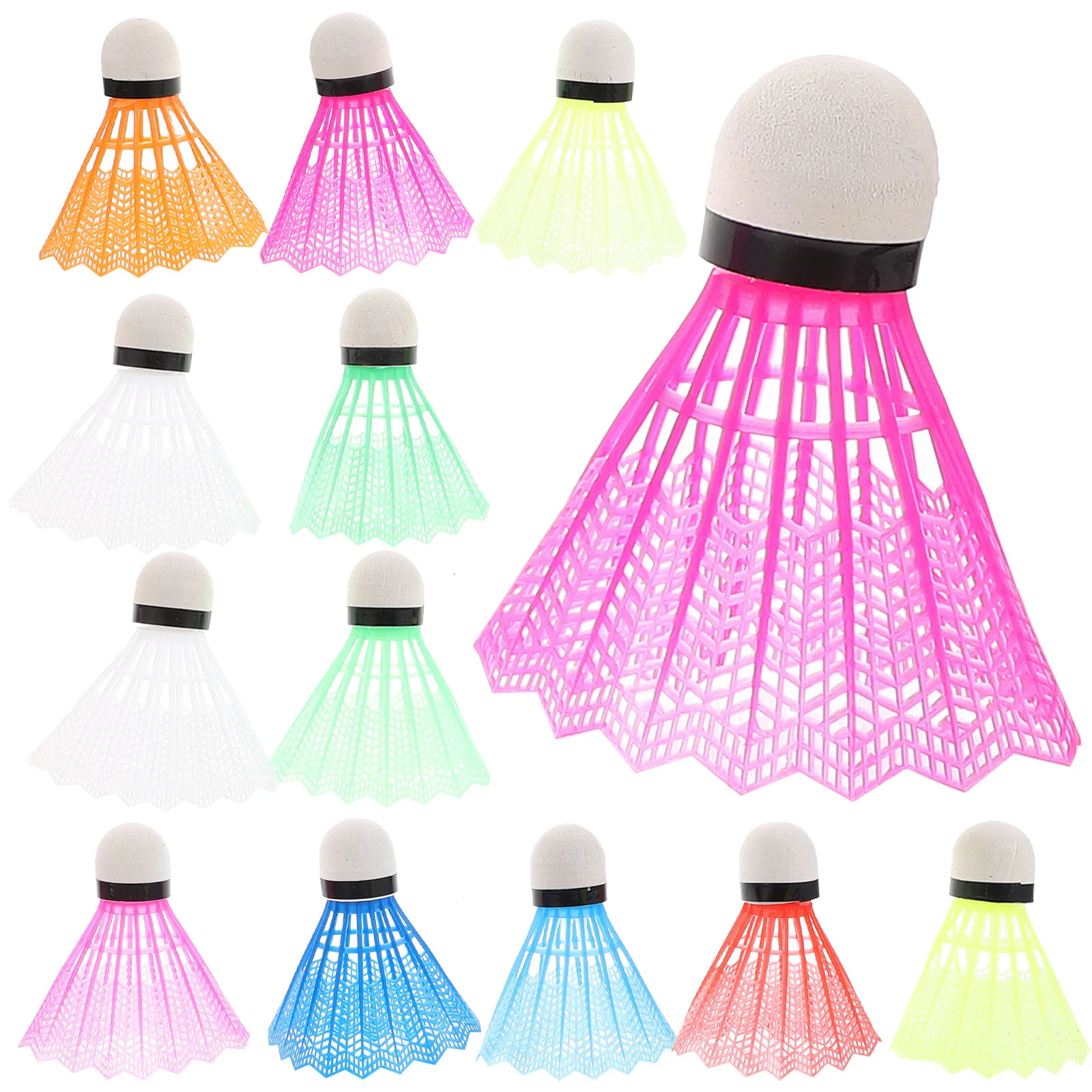 

20 Pcs Sponge Ball Child Coolant Cable Dream Catcher Decoration Badminton Shuttlecocks Colored