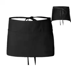 Server Aprons Short Server Waiter Aprons Waterproof Serving Aprons Cute Half Apron With Pockets For Restaurant Server Work