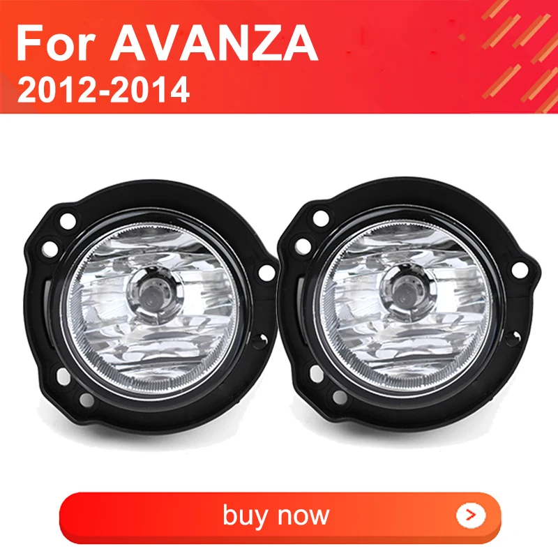 

12V 55W Fog Lamp Assembly for Toyota Avanza 2012 2013 2014 Front Bumper Fog Light Cover Wire Relay Switch