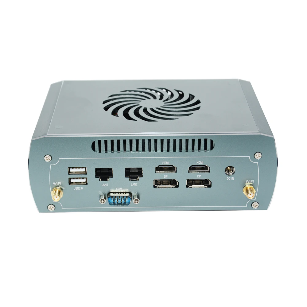 AMD Fan Mini PC Ryzen 7 8845HS R5 7640U Win 11 Dual 2.5G i226V LAN Firewall PC 2 * HD 2 * DP مكتب/كمبيوتر مكتبي منزلي Windows 11