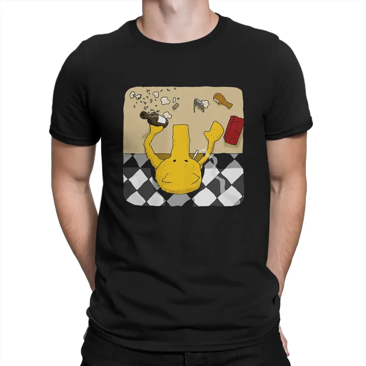 Magliette da uomo Madlib Bandada Quasimoto Funny Comic interessante abbigliamento in puro cotone divertente manica corta