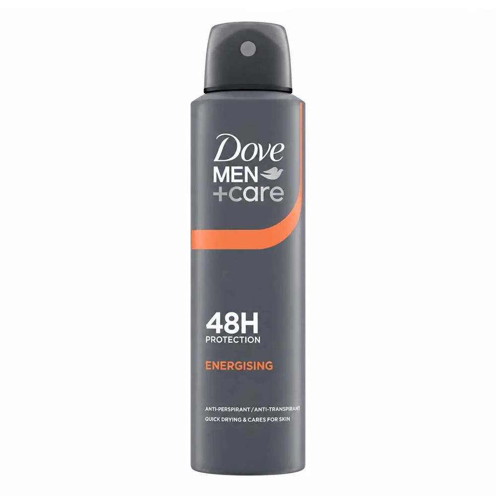 Dove Men+Care 48H Energising Anti-Perspirant Deodorant Spray 150ml