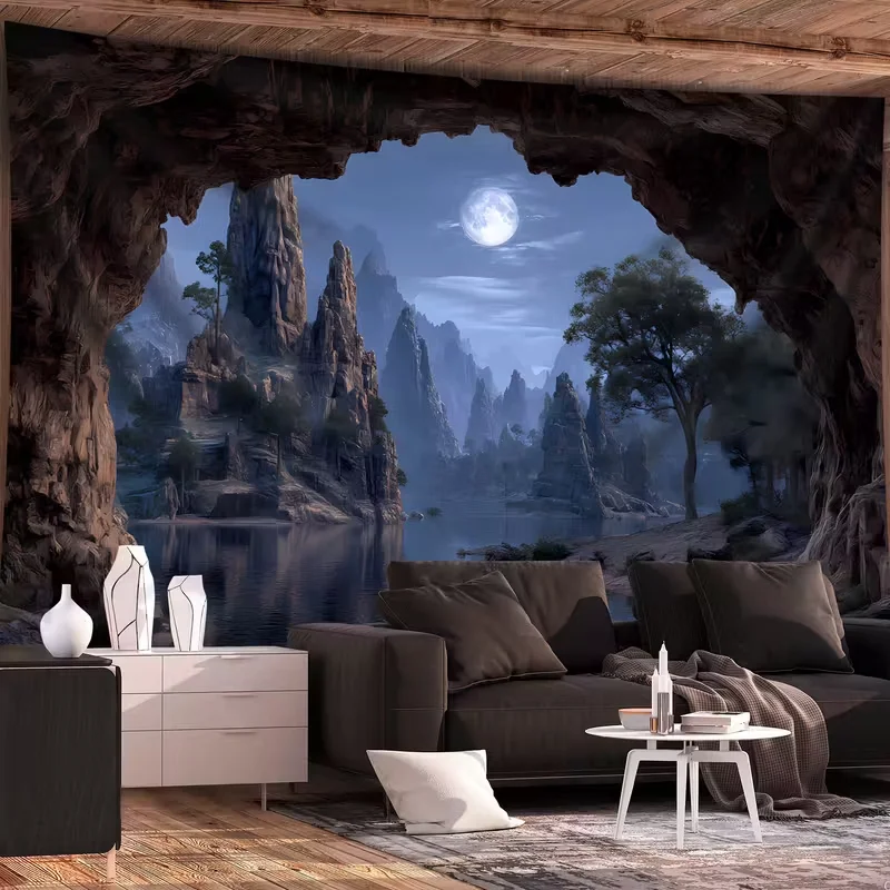 1 pièce Tapisserie à impressio - 3D Printing Wall avis et prix
