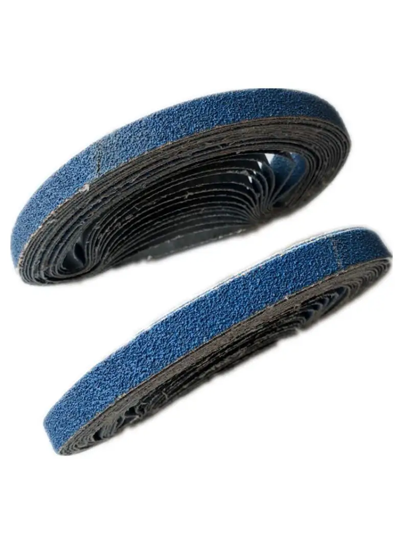 

10pcs 330*10 457*13 520*20 Abrasive Sanding Belts for Air Belt Sander Aluminium Oxide Grinder Metal Grinding Grit 40 60 80 120