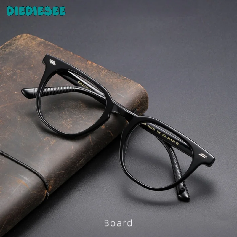

DIEDIESEE Classic High Quality Retro Board Eyeframe Temperament Anti Blue Light Men's Optical Prescription Eyeframe 56005