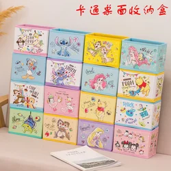 Disney Cute Cartoon Desktop Storage Box Folding Organizer Box Student Storage Box Cosmetics Home Storage Box Office Supplies