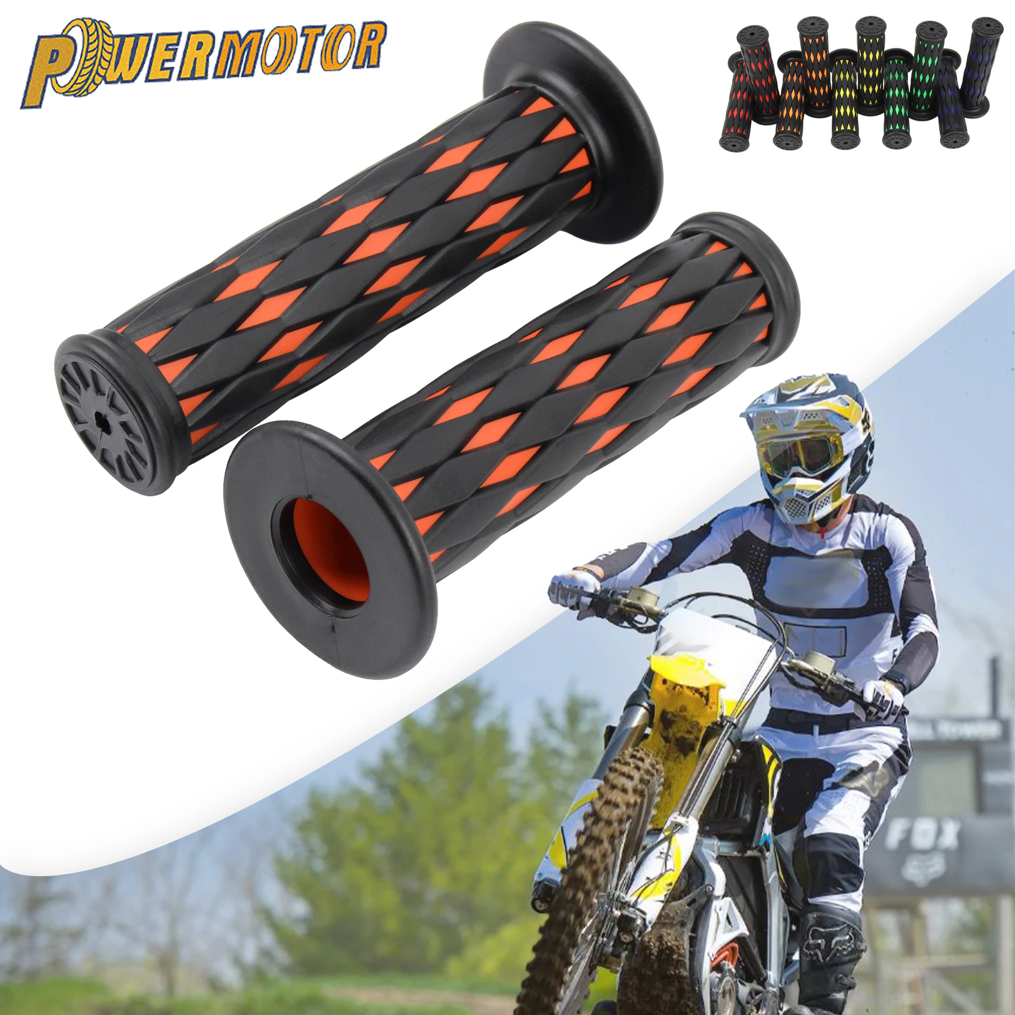 

22/24MM Motorcycle Grip Handlebar Handle Cover Anti-slip Handles for Honda Yamaha Suzuki ATV DirtBike Supermoto Modified Parts