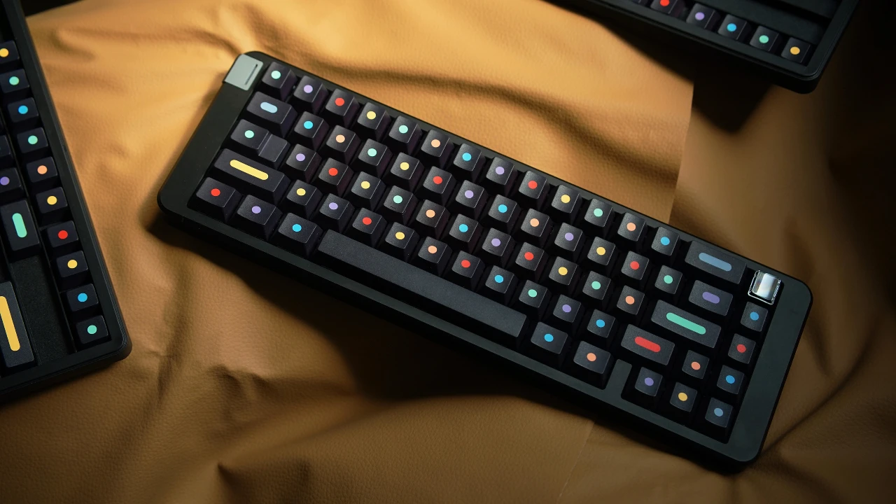 

Набор колпачков GMK с круглой точкой, 131 клавиша, PBT Artisan, простые аксессуары для клавиатуры, колпачки для клавиш на заказ, вишневый профиль для игровых колпачков