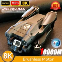 2025 Z908 Pro Max Drone - 8K HD Dual Camera, Brushless Motor, FPV with Obstacle Avoidance, Foldable RC Quadcopter (10KM Range)