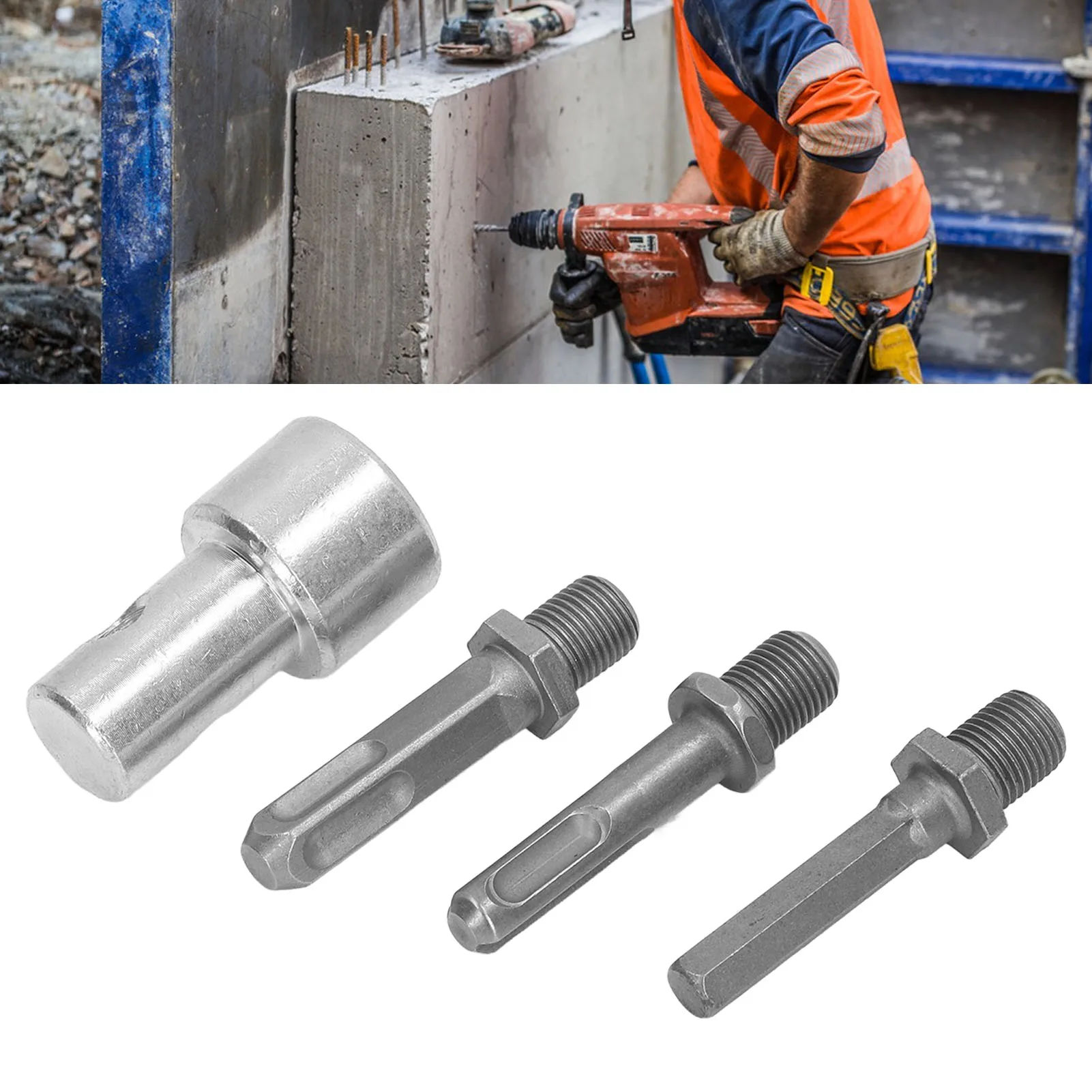 

Адаптер для садовой дрели из углеродистой стали, легко устанавливаемый, с 2 отверстиями и 2 пазами, для стабильного соединения, 1 на 3, для дрели