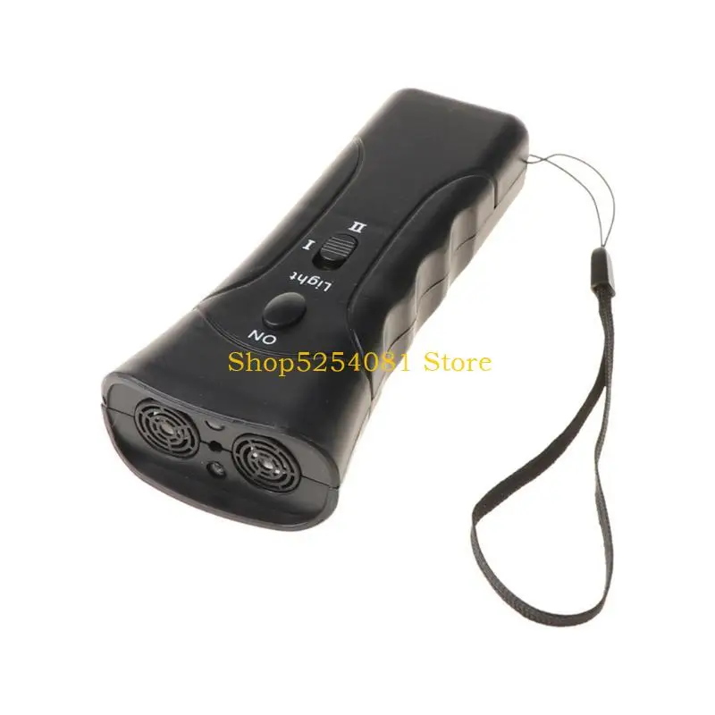 AXYC Double Channel Ultrasonic Dog Training Repeller Bark Stopper with Flashlight - view 2