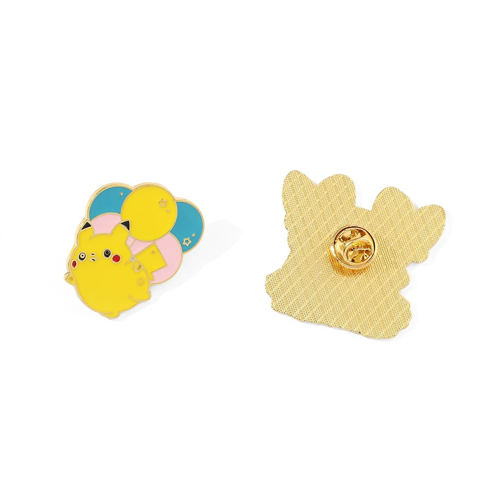 Anime Figures Pikachu Badges Clothes Backpack Hats Cartoon Pins Pocket Monster Brooches Jewelly Gifts For Friends Cosplay