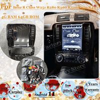 Automotive Android Tesl- Screen Radio Receiver For Benz R Class W251 R280 R300 R320 R350 R450 2005 2006 2007-2012 GPS Head Unit