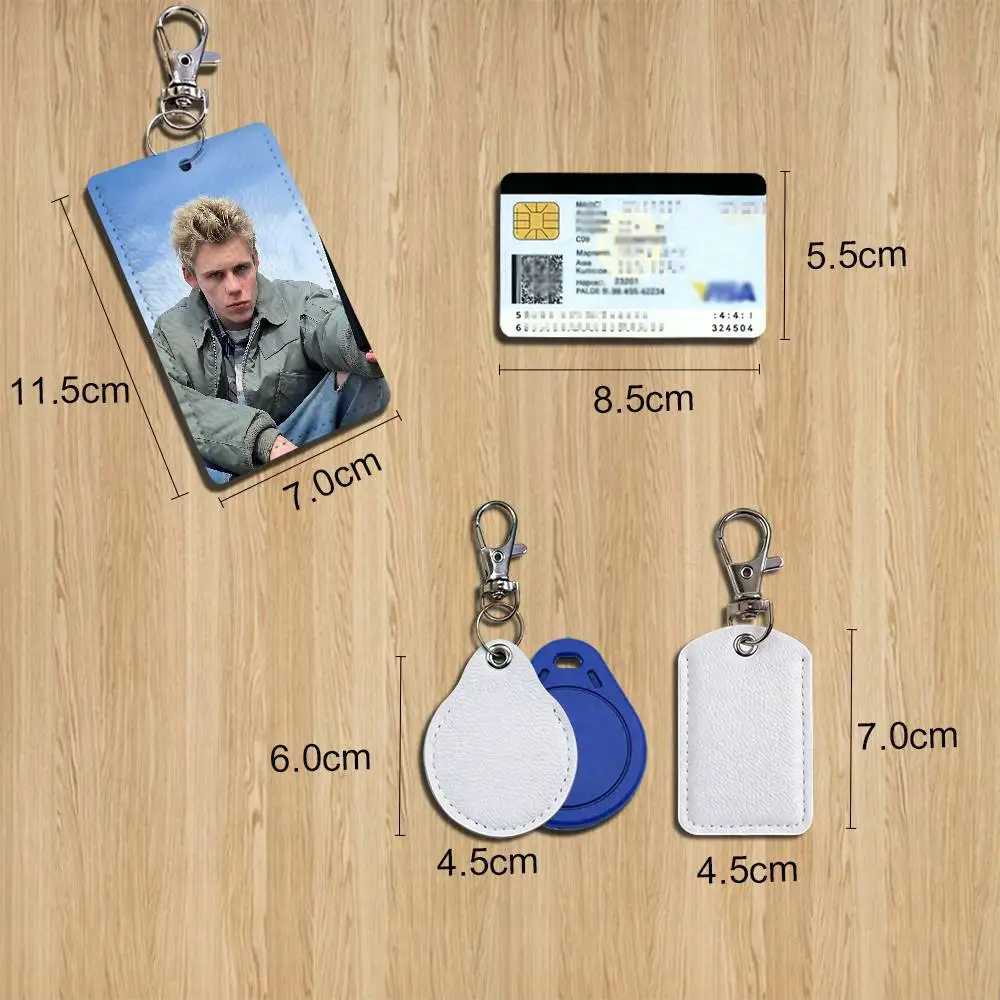 I CONDEMN Kid LAROI Card Holder With Keychain Executive Protection For Bank Credit Subway Bus Case