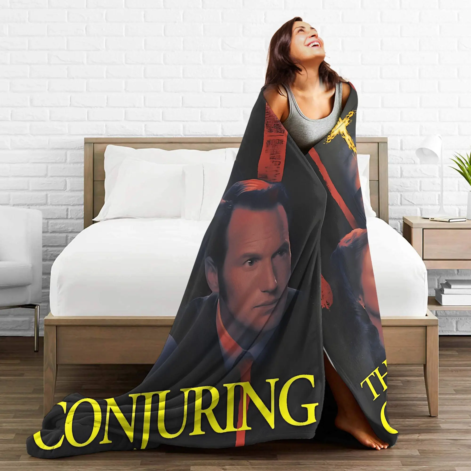 The Conjuring آخر الطقوس البطانيات لينة الدافئة أفخم رمي بطانية للأريكة كرسي أريكة سرير السفر الفانيلا المفرش غطاء السرير