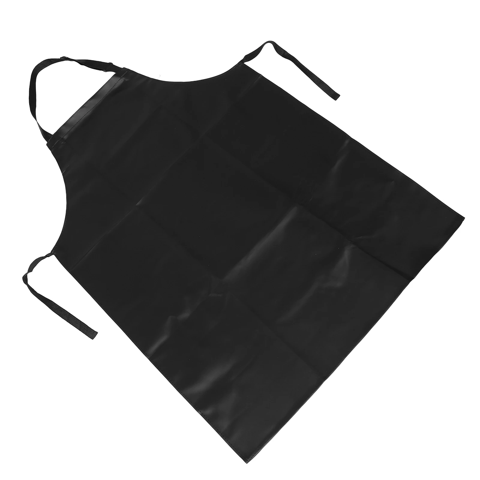 

Adjustable PU Apron 69x98cm Waterproof Oilresistant Kitchen Seafood Work Protective AntiStain Lab Tattoo Laundry Mens