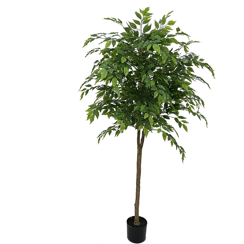 Imagem -03 - Grande Árvore Artificial Tropical Falso Ficus Plantas de Plástico Monstera Plantas Folhas de Palma Verde para Casa Jardim Decoração de Natal 180cm