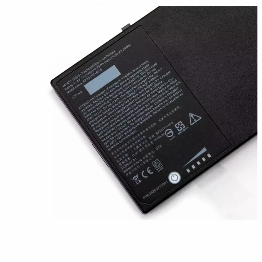 NEW BP3S1P2160 BP3S1P2160-S Laptop Battery For Getac F110 Tablet Series 441857100001 11.4V 24Wh 2160mAh