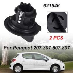 For Peugeot 207 307 607 807 621546 2 PCS Bulb Indicator Holder Socket Car Auto Turn Signal Light Lamp Replacement