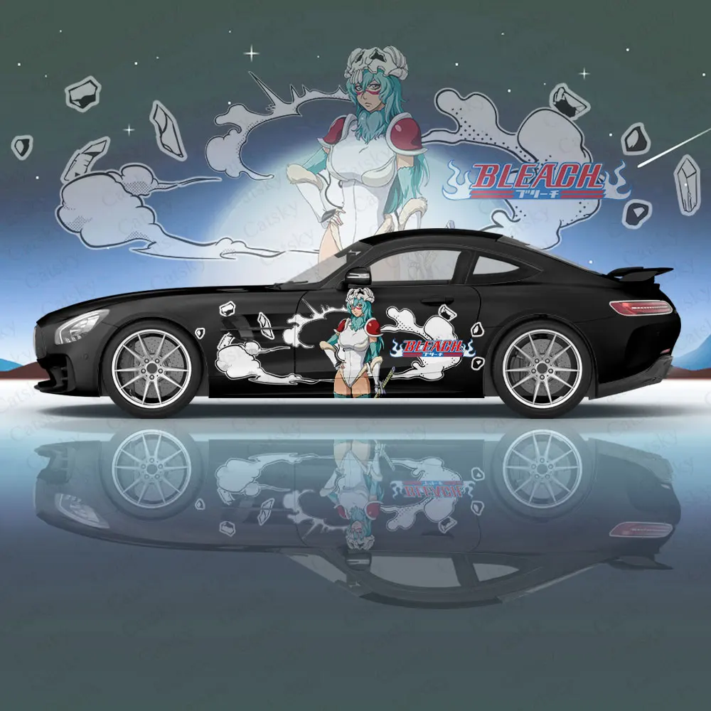 Anime KUROSAKI ICHIGO BLEACH Car Sticker for Universal Large Car Decal Auto Parts Car Sticker for Universal Car Decoration 2pcs
