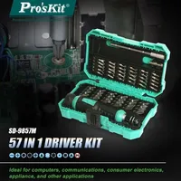 57In1 Proskit SD-9857M Screwdriver Tool Set Precision Screwdriver Bits Electronic Bits Extension Bar Phone Tablets Repair Tools