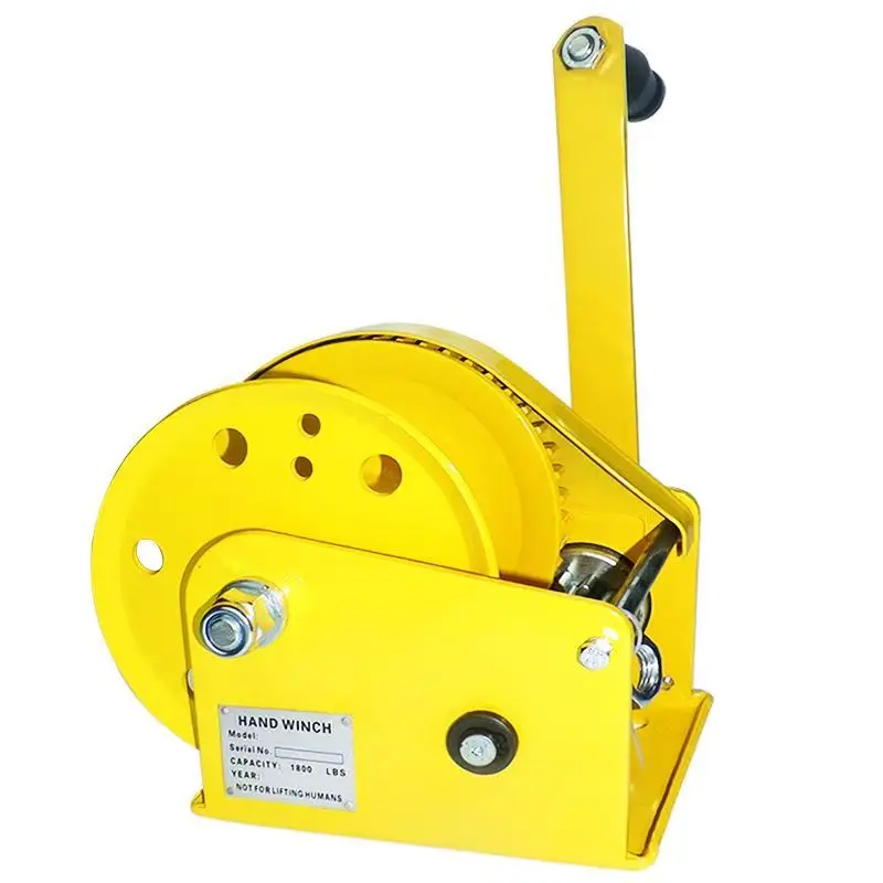 

1200 Pounds 5m10m Wirerope Hand Operated Winch Bidirectional Self-locking Small Portable Winch Manual Traction Hoist Winch Crane