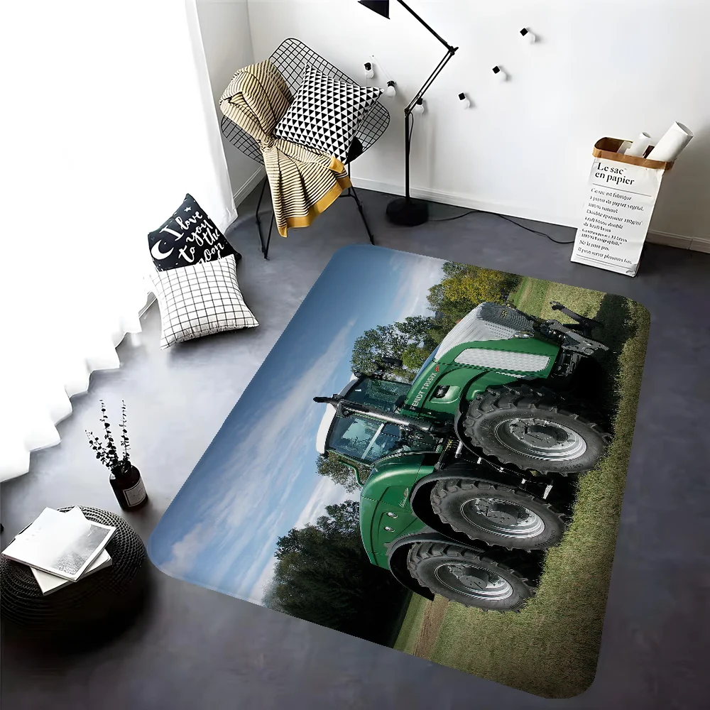 Farming Tractor Fendt Bathroom Mat Kids Room Bedroom Decoration Balcony Anti-Slip Doormat Living Room Bedside Area Rugs