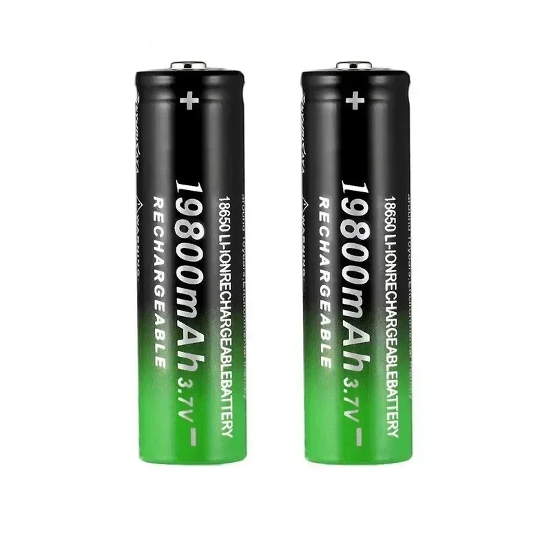 Bateria litowa Latarka Akumulator 18650 3,7 V 19800 Mah Ładowarka USB