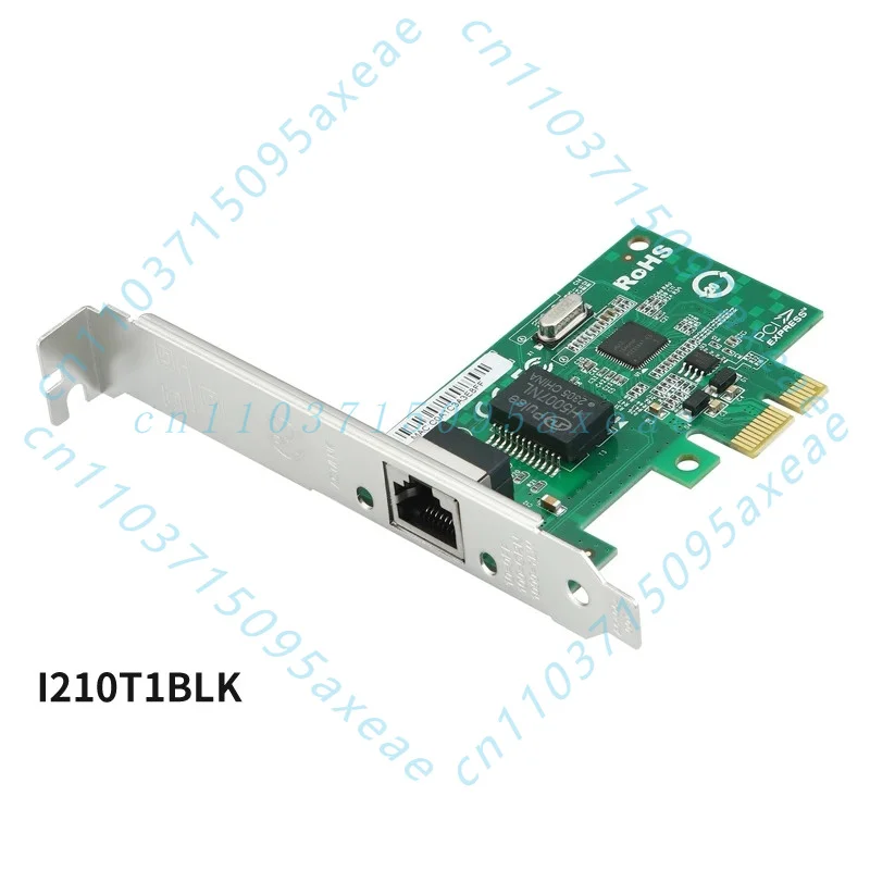 4For Intel I210 Chip PCI-E X1 Single Port Gigabit Ethernet Network Interface Card NIC 1x RJ45 10/100/1000Mbps