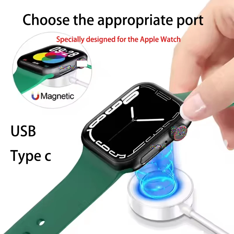 Portable  Wireless Watch Charger For Samsung Galaxy Watch 5 Pro 5/4/3 Active 2/1Gear Sport/S3 Charging Dock Station image 6