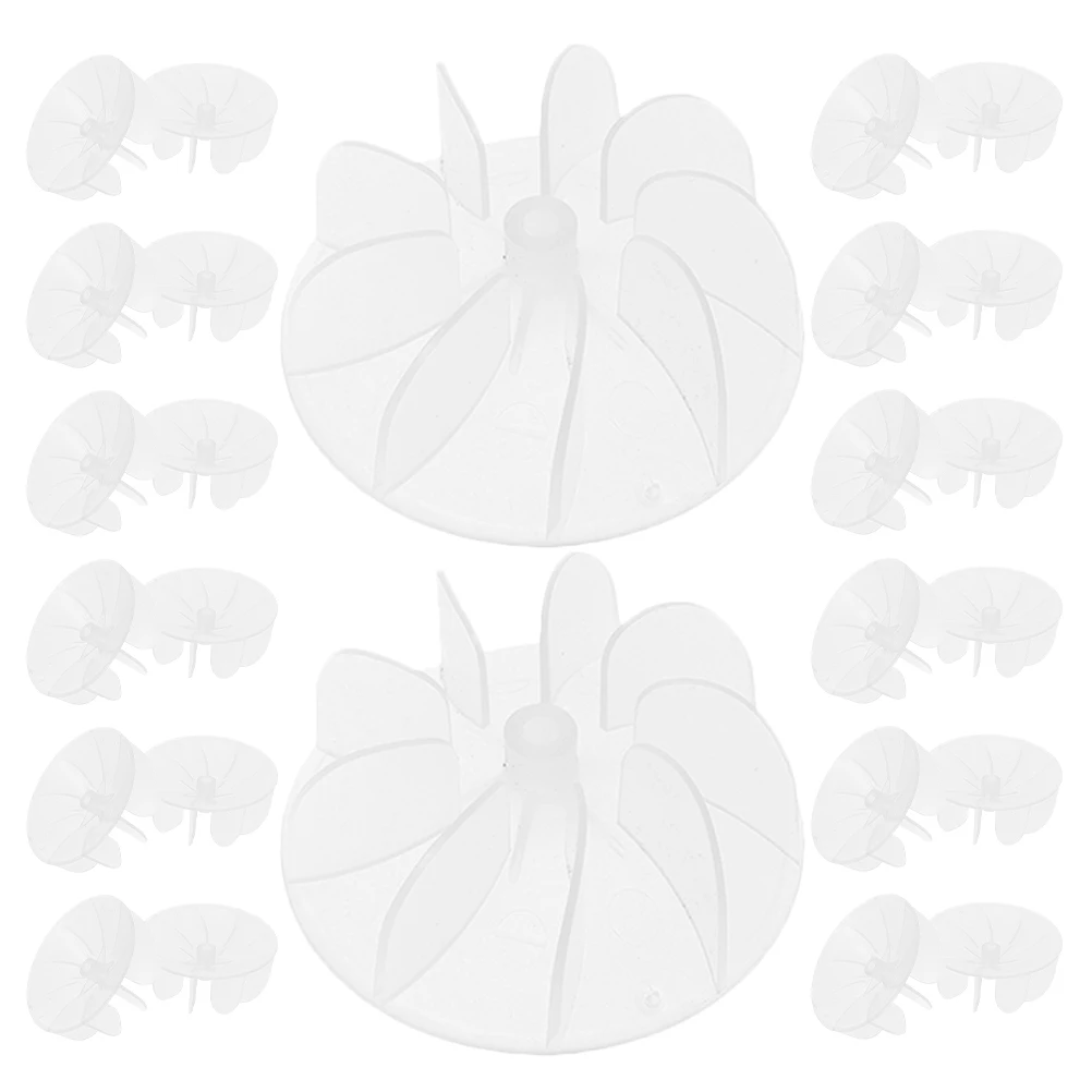 

30Pcs Mini Hair Dryer Fan Blades Strong Compatibility Replacement Parts for Hair Dryer Motor Efficient Airflow Low Noise Design