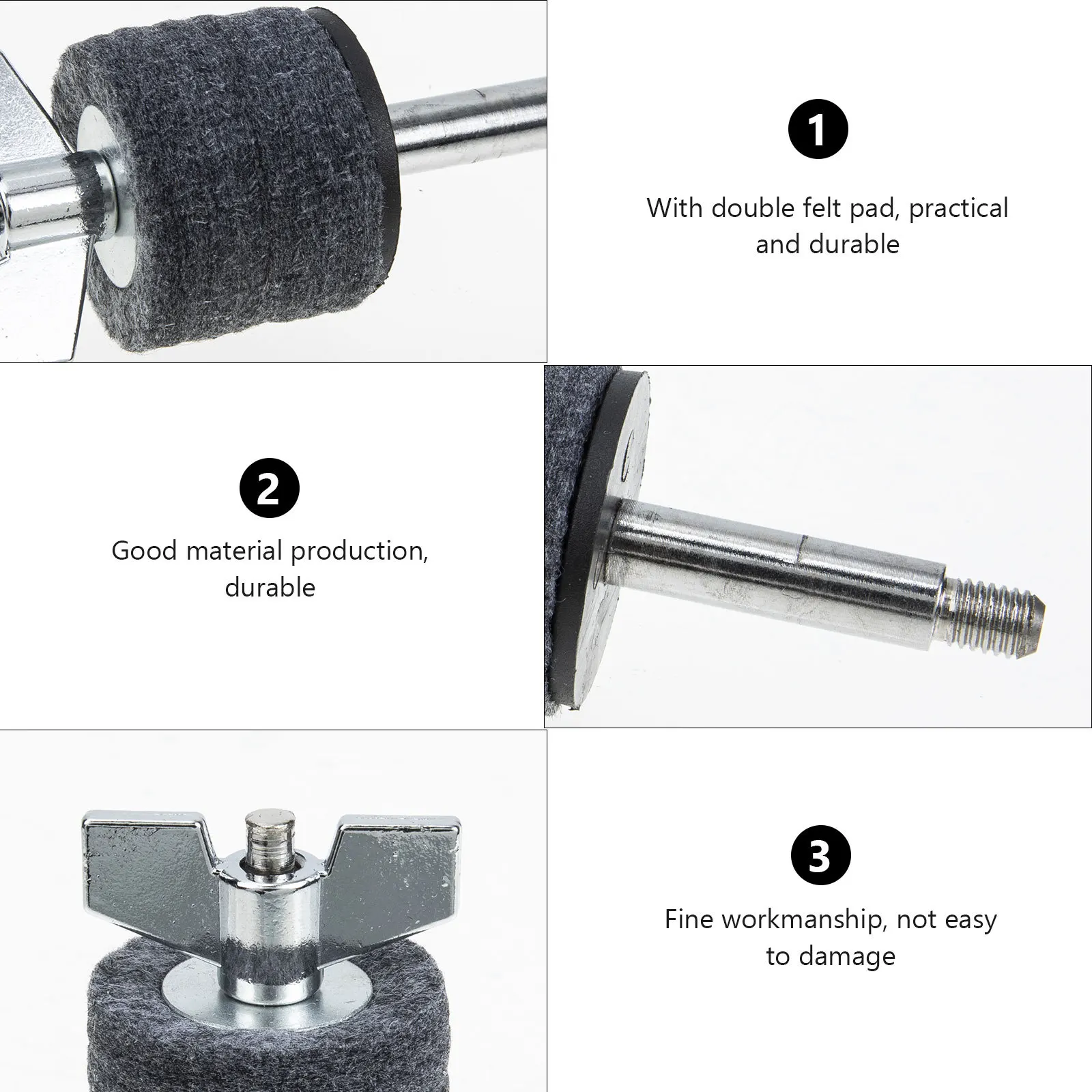 

Pedal Clutch Parts Felts for Replacement Has Drum Cymbals Accessory and Stand