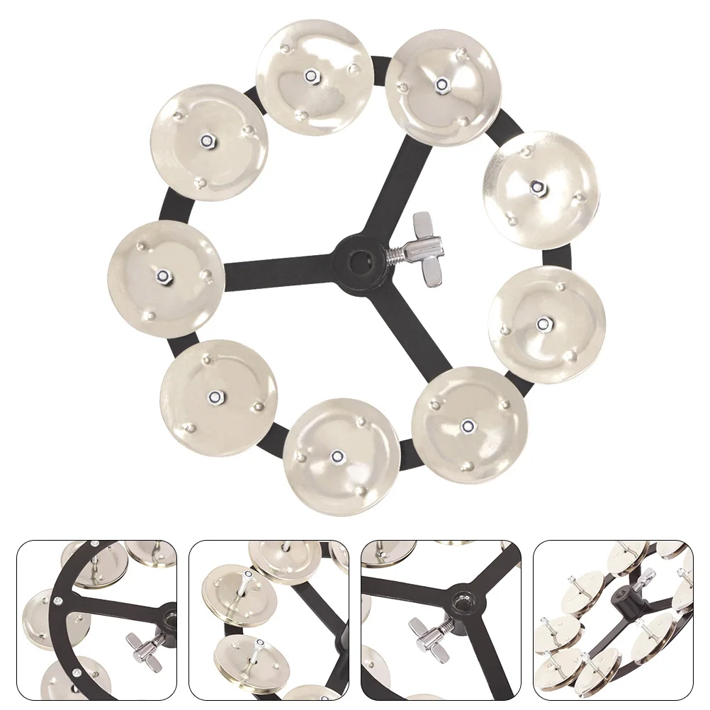 

Copper Hi-hat Ring Useful Drum Accessory Compact Cymbal Bell Creative for Beginner All Bronze Durable
