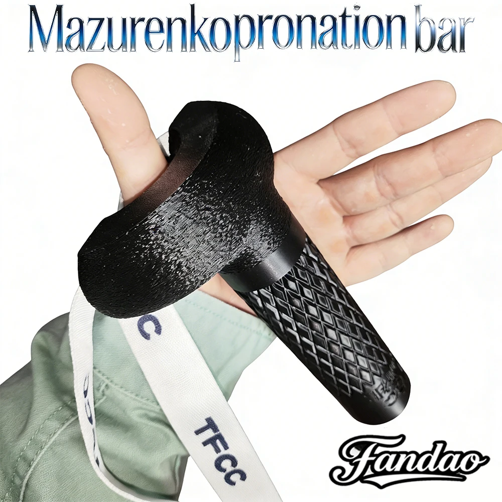 

FANDAO Mazurenko Pronation Bar Forearm Strength Trainer Wrist Exercise Equipment Arm Wrestling Strap, Pronator Muscle Rotator