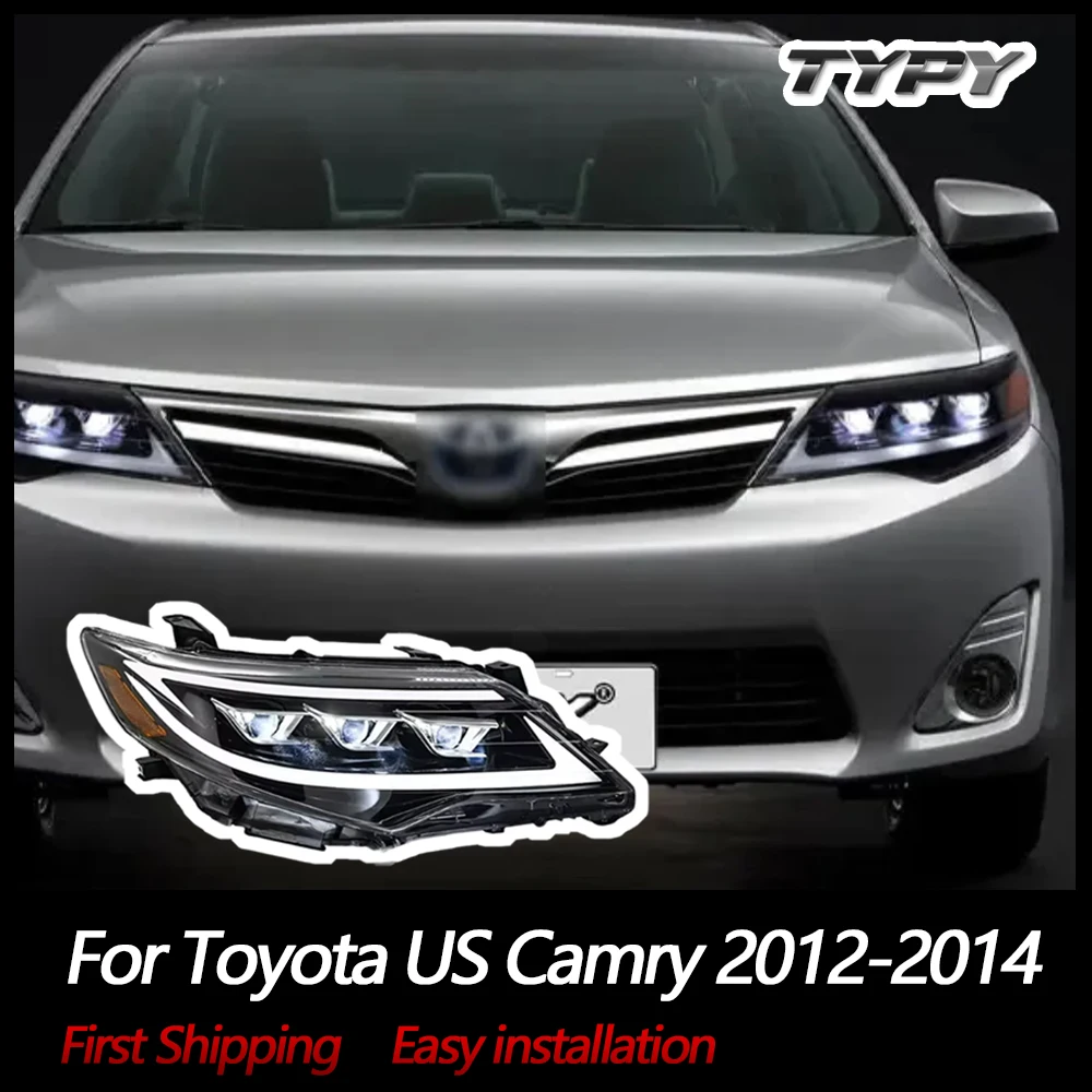 

TYPY Car Lights For Toyota US Camry headlight 2012-2014 LED Projetor head Lamp Daytime Running Light Automotive Accessories
