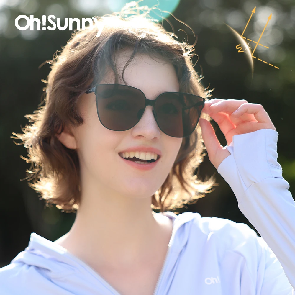 OhSunny Classic Folding Metal Sunglasses 2024 New Fashion Stainless Steel Frame Nylon Lenses Outdoor UV400 Beach Eyewear Unisex