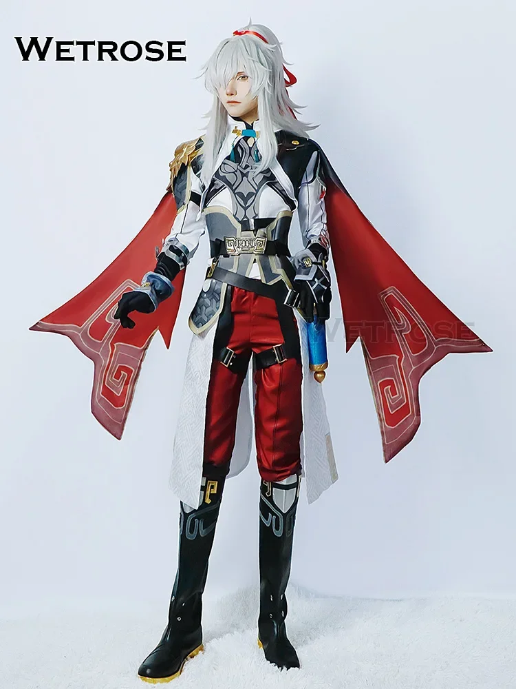 【Wetrose】In Stock Jingyuan Cosplay Costume Honkai Star Rail Jing Yuan Цзин Юань Keigen Full Set Anime Game Outfits Halloween