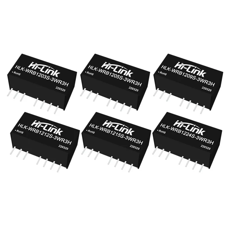 Free Shipping consumer electronics 5pcs 12V To 5V/15v DCDC wide voltage input Power Supply Module WRB1205S-3WR3 WRB1215S-3WR3