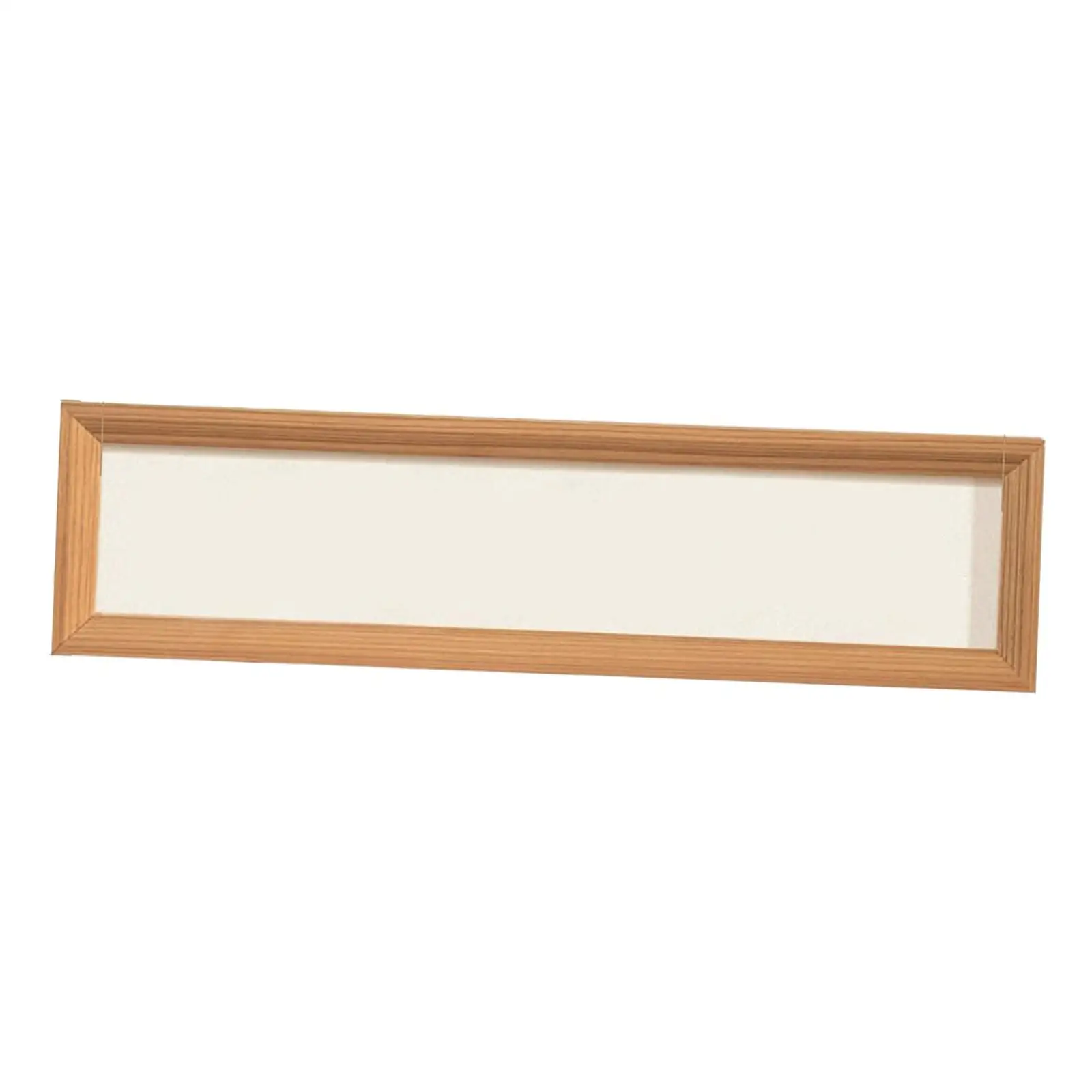 Natural Wood Calligraphy Frame Vintage Picture Display Art Frame for Wall Mount Bedroom Office Home Decoration